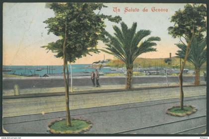 GENOVA vintage postcard Genoa Italy