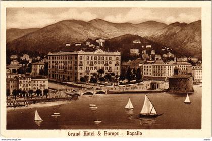 CPA RAPALLO Grand Hotel & Europe ITALY (800687)