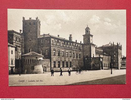 Cartolina - Carpi ( Modena ) - Castello dei Pio - 1930 ca.