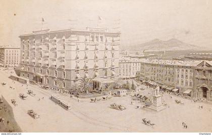 Cartolina - Naples - Hotel Isotta & Geneve - Napoli - 1934