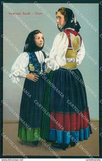 Nuoro Orune Costumi cartolina MT1875