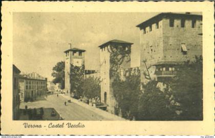 70599588 Verona Veneto Verona Burg ungelaufen ca. 1920 Verona Veneto