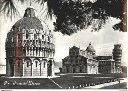 70600588 Pisa Pisa Platz ungelaufen ca. 1965 Pisa