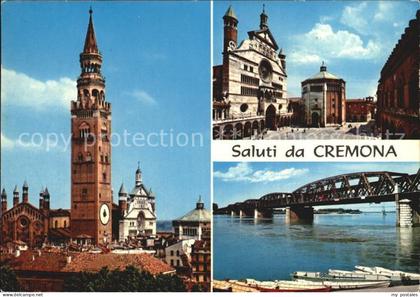 72449002 Cremona Turm Bruecke  Cremona