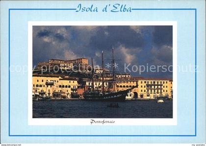 72529464 Portoferraio Toscana Hafen Segelschiff Dreimaster Portoferraio Toscana