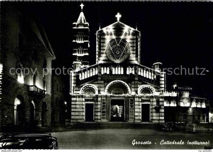 72760435 Grosseto Toscana Cattedrale notturno Grosseto Toscana