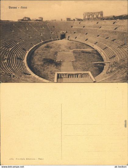 Ansichtskarte Verona Verona Arena di Verona 1924