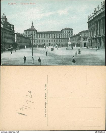 Cartoline Turin Torino Palazzo Reale 1920