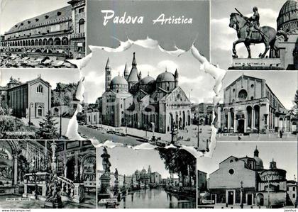 Padova Artistica - Padua Artistic - Greetings from Padua - multiview - 1960 - Italy - used