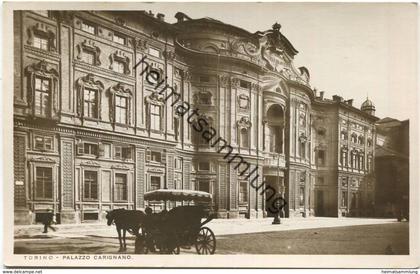 Torino - Palazzo Carignano - Foto-AK - vera Fotografia