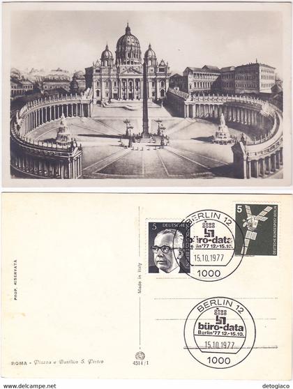 ROMA - ANNULLO BERLINO 1977 - F.P. -3908-