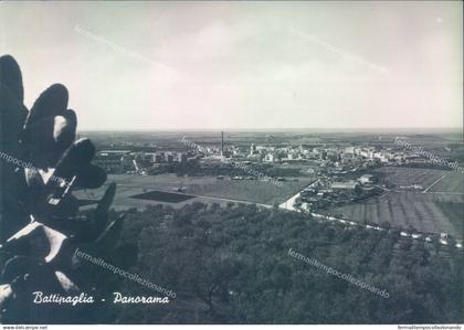 p757 cartolina battipaglia panorama provincia di salerno