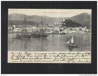 Cartolina San Remo Panorama 1904