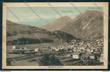 Sondrio Bormio cartolina QQ7465