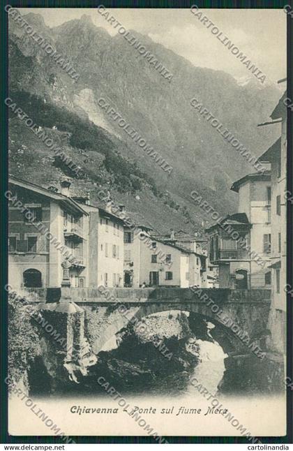 Sondrio Chiavenna cartolina QQ7495