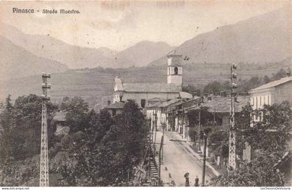 [-5%] ITALIE - Piémont - Turin - Pinasca - Strada Maestra -  Carte postale ancienne