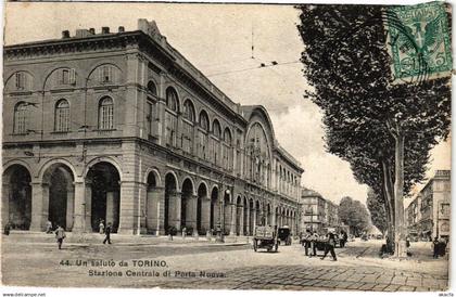 CPA AK TORINO Stazione Centrale di Porta Nuova ITALY (542235)