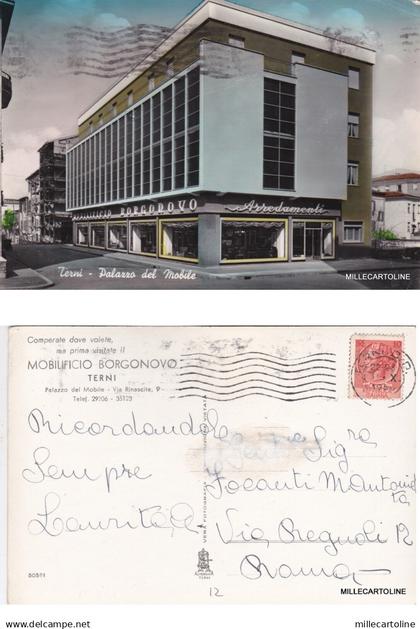 # TERNI: PALAZZO DEL MOBILE  (mobilificio Borgonovo)  1956