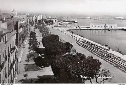 Cartolina - Trapani - Lungomare - 1950