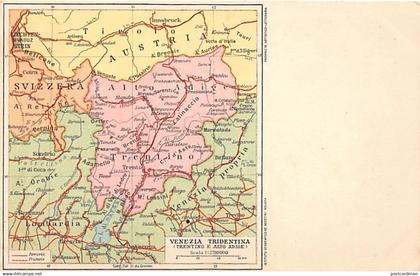 Italia - Trentino-Alto Adige - Mappa geografica