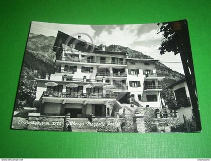 Cartolina Courmayeur - Albergo Majestic Parigi 1961