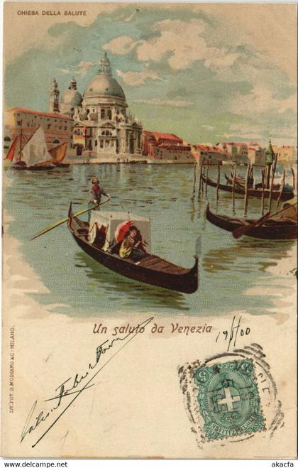 PC ITALY, VENICE, VENEZIA, Vintage LITHO Postcard (b31255)