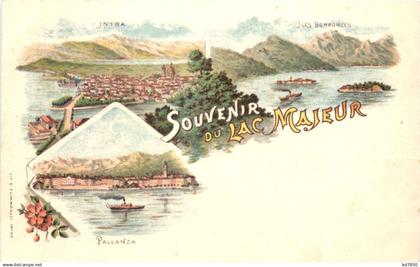 Souvenir du Lac Majeur - Intra Verbania - Litho