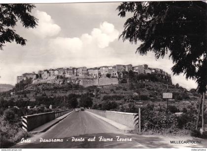 # ORTE: PANORAMA E PONTE SUL FIUME TEVERE  1968