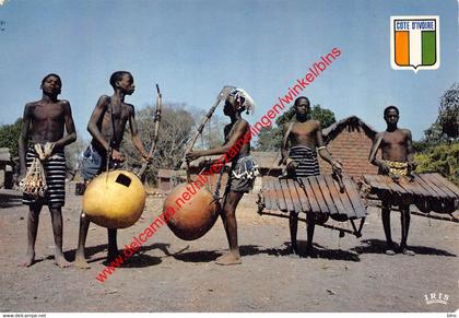 Groupe de danse de la région de Boudiali - Côte d'Ivoire Ivory Coast