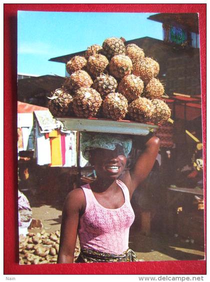 COTE D´IVOIRE - MARCHANDES D´ANANAS - REPUBLIQUE DE COTE D´IVOIRE -