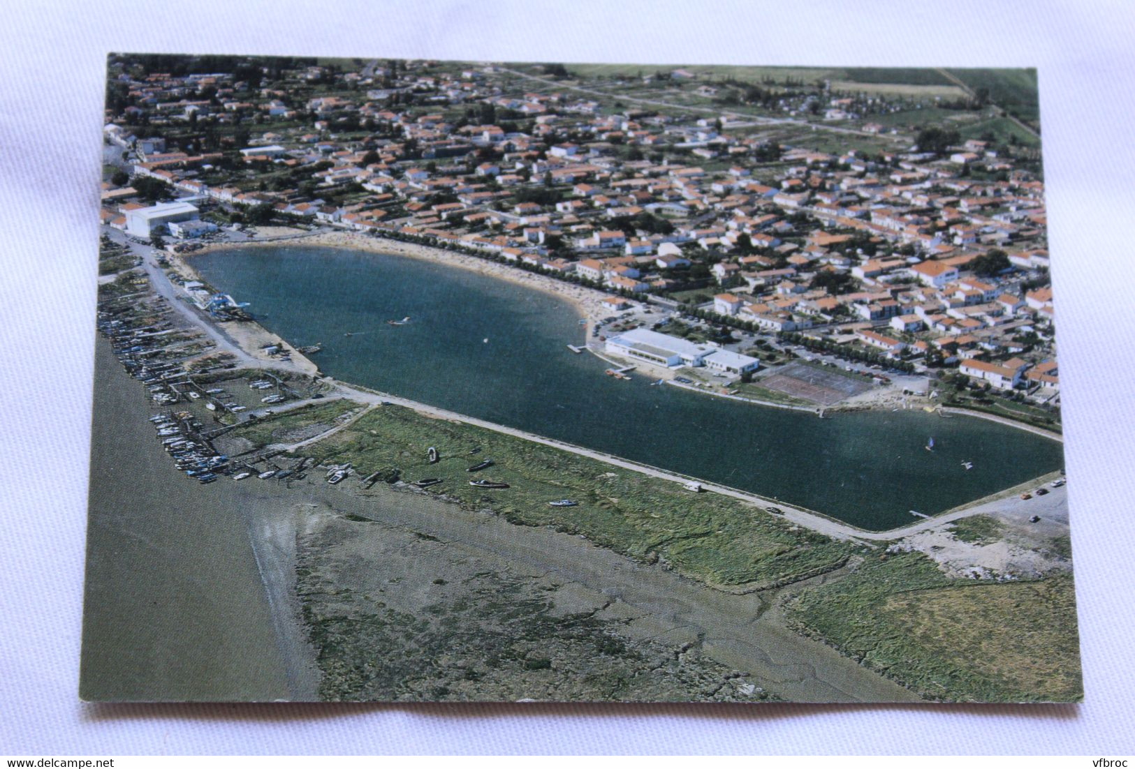 J193, Cpm, l'Aiguillon, vue aérienne générale, Vendée 85