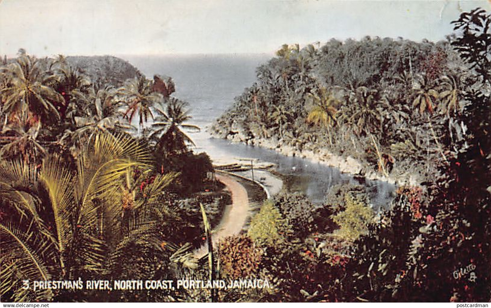 Jamaica - PORTLAND - Priestman's River, North Coast - Publ. Jamaica Oilette Postcard 3