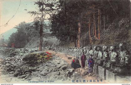 Japan - NIKKO - Ganmangafuchi - Row of Buddha's statues