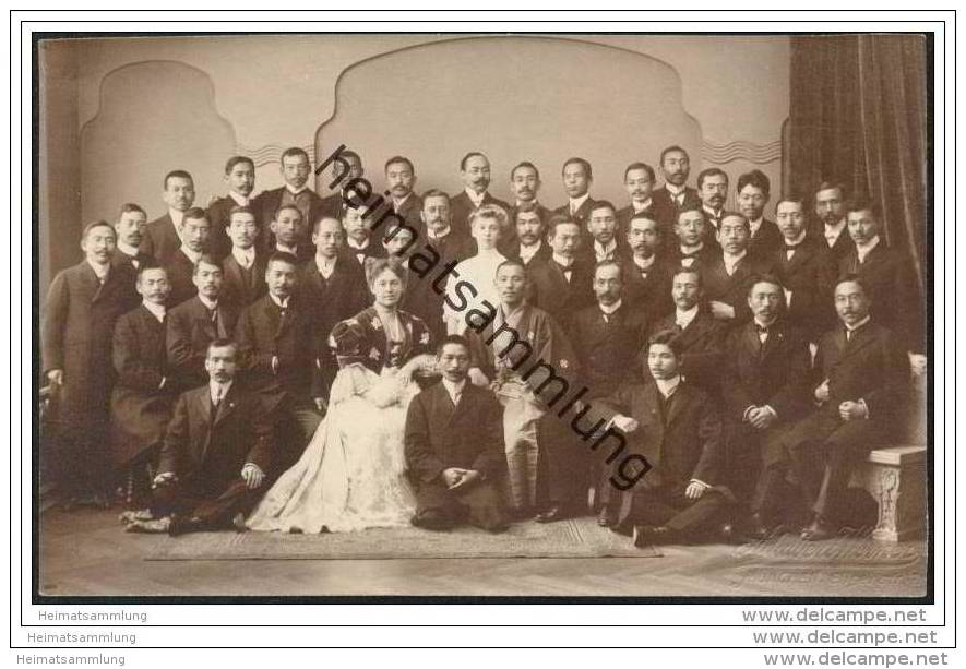 Japanische Hochzeit in München - Japanische Studenten in München 1907