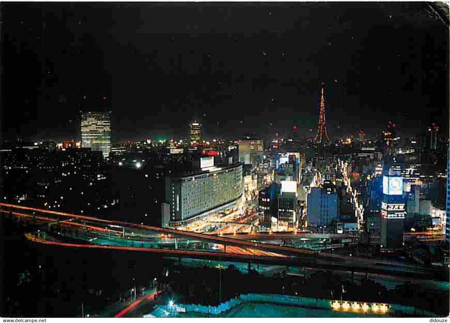 Japon - Tokyo - Le Quartier de Akasaka a Tokyo le soir - CPM - Voir Scans Recto-Verso