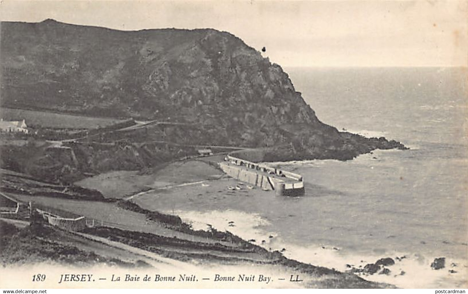 Jersey - La Baie de Bonne Nuit - Bonne Nuit Bay - Publ. Levy LL. 189