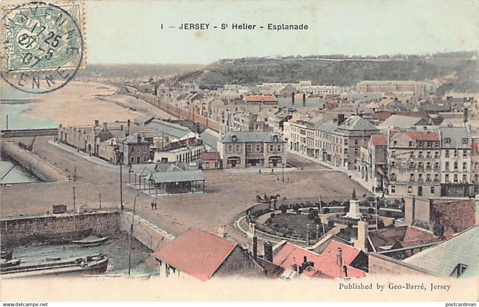 Jersey - SAINT-HELIER - Esplanade - Publ. Geo-Barré 1