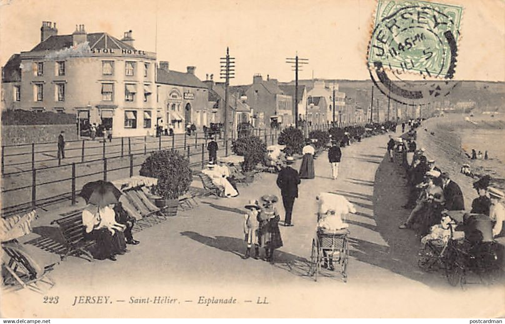 Jersey - SAINT-HELIER - Esplanade - Publ. Levy L.L. 223