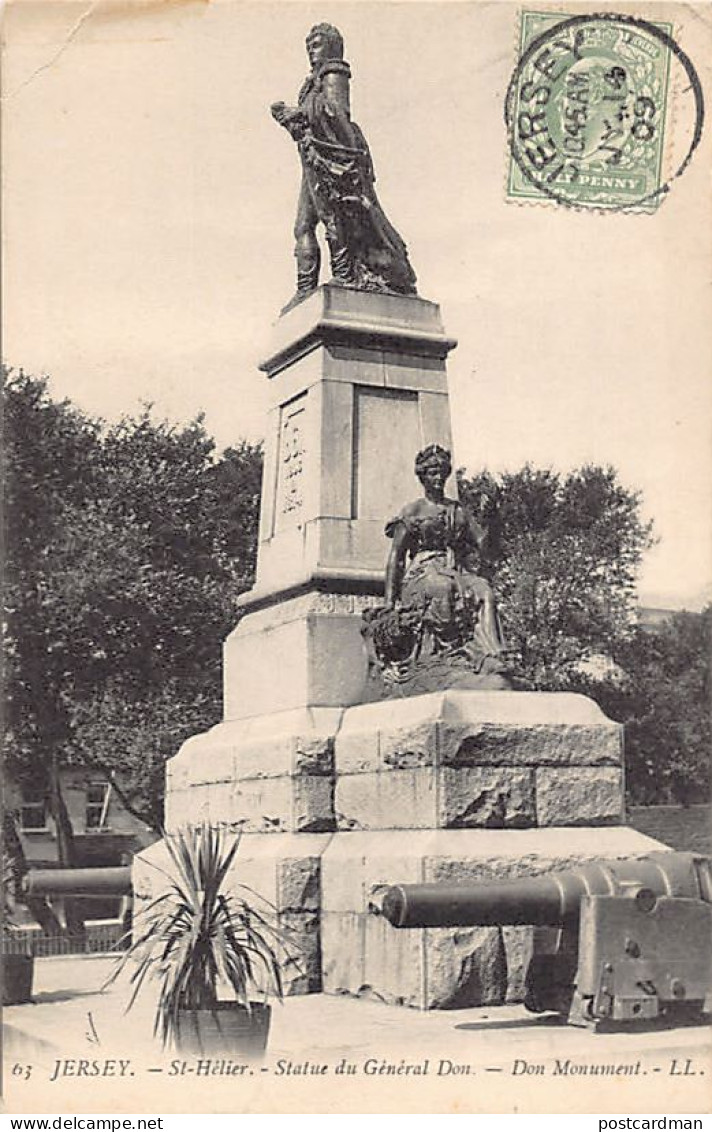 Jersey - ST. HELIER - Don Monument - Publ. L.L. Levy 63