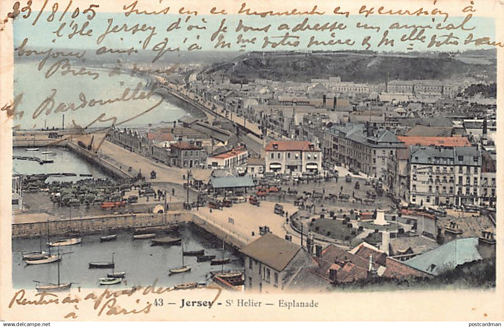 Jersey - ST. HELIER - Esplanade - Publ. Unknown 43 Colored