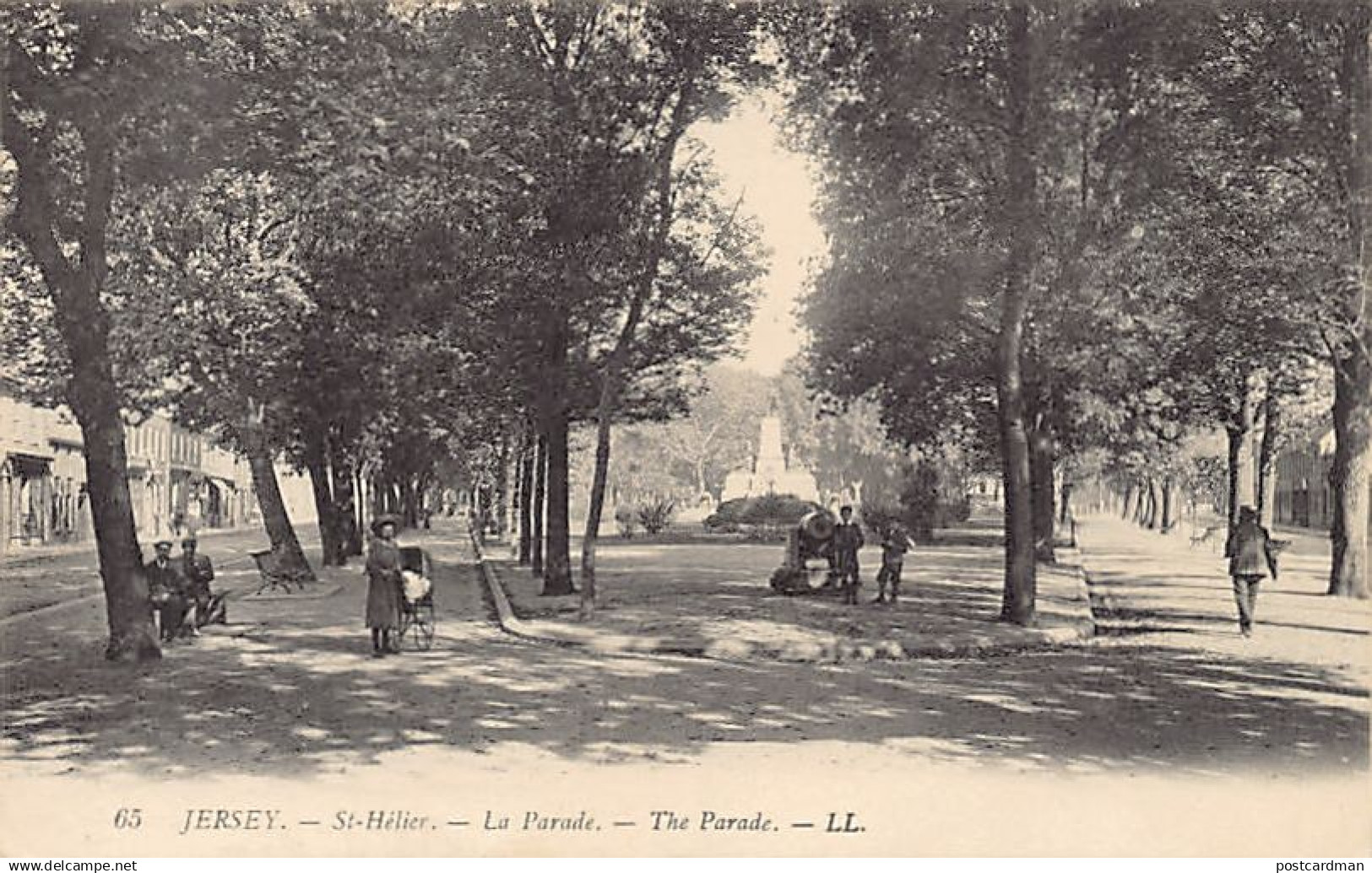 Jersey - ST. HELIER - The Parade - Publ. L.L. Levy 65