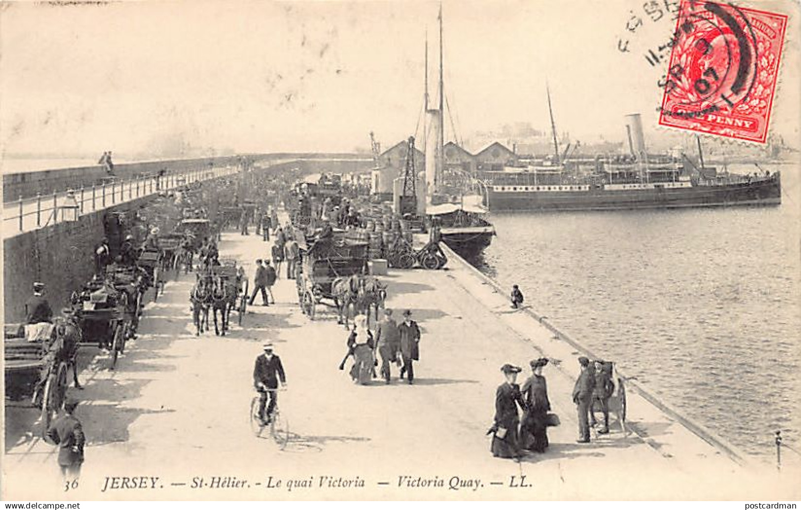 Jersey - ST. HELIER - Victoria Quay - Publ. L.L. Levy 36