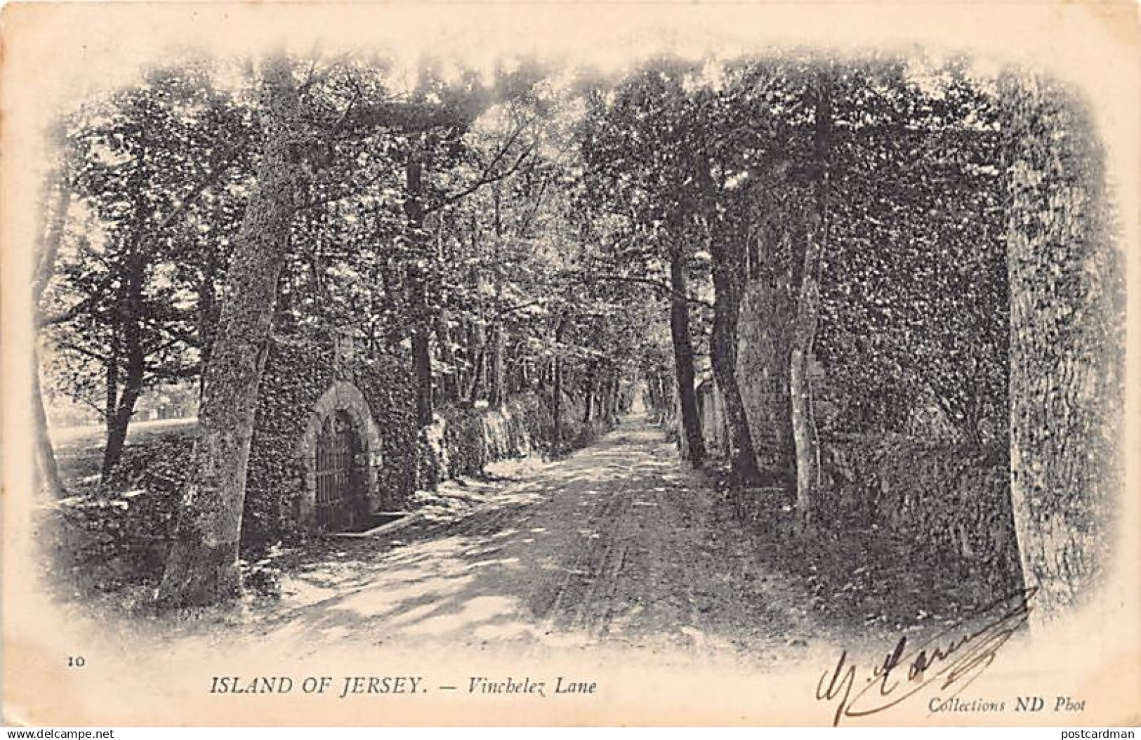 Jersey - ST. HELIER - Vinchelez Lane - Publ. ND Phot. Neurdein 10