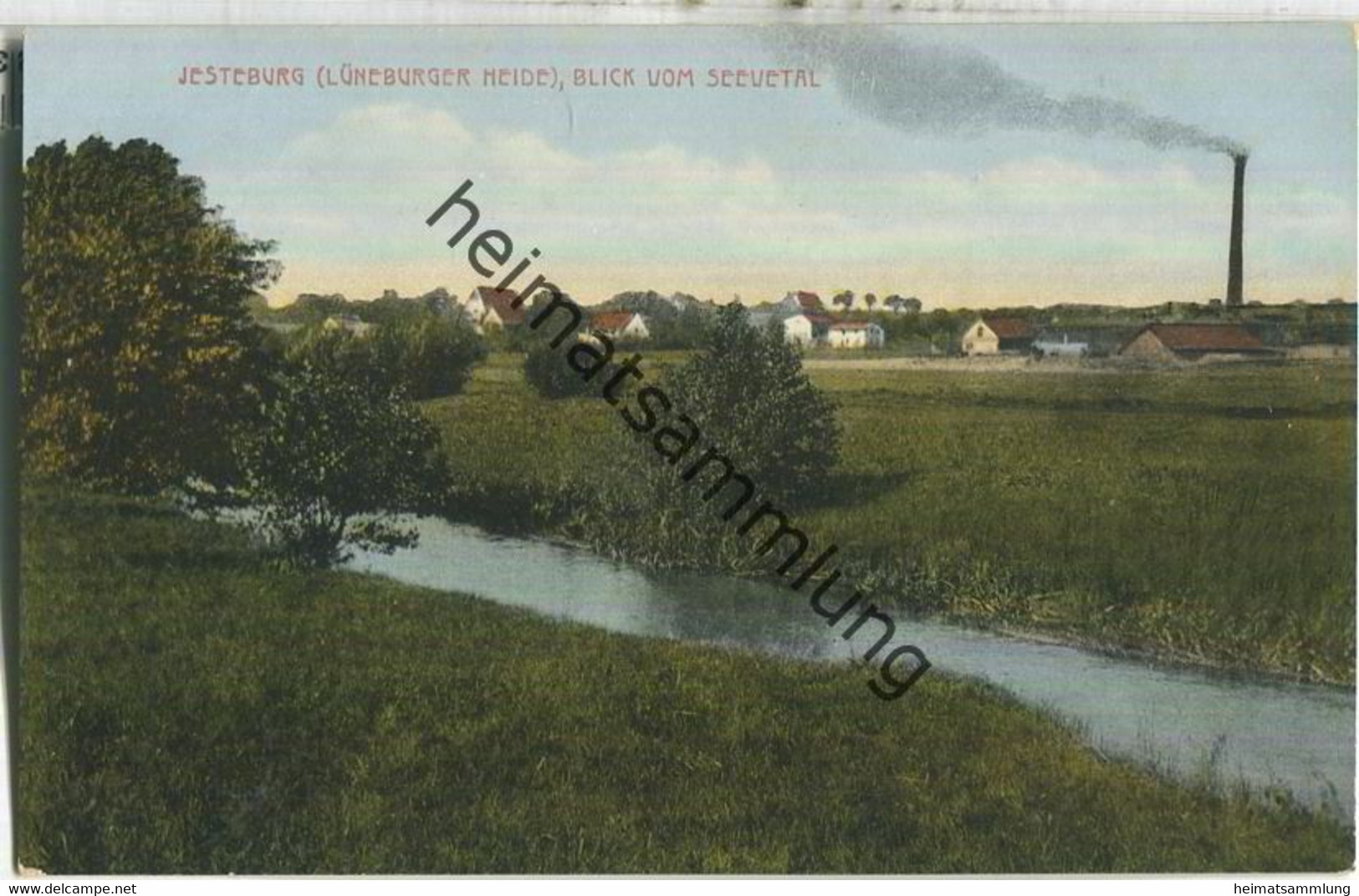 Jesteburg - Blick vom Seevetal - Verlag Gebr. Kumm Hamburg ca. 1910