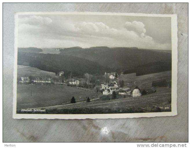 Jöhstadt im Erzgebirge  Schlössel  RPPC 1939    D102257