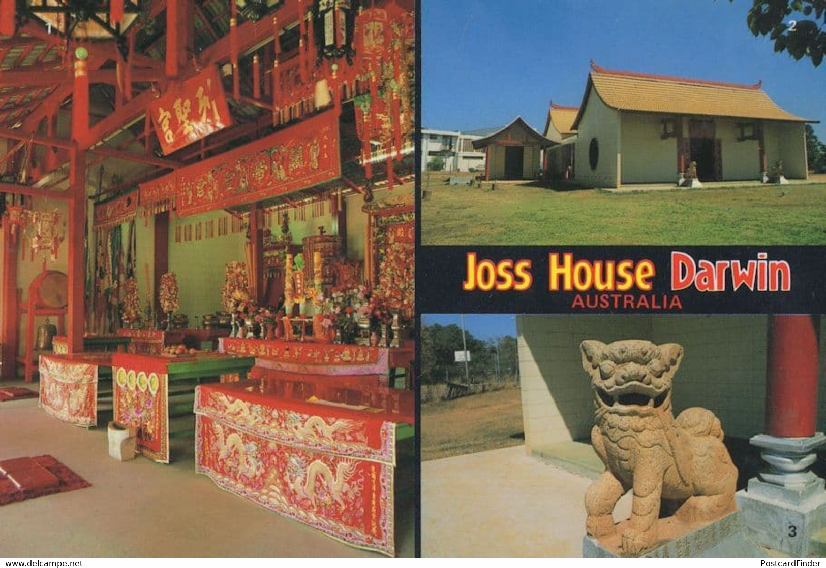 Joss House Darwin Australia Postcard