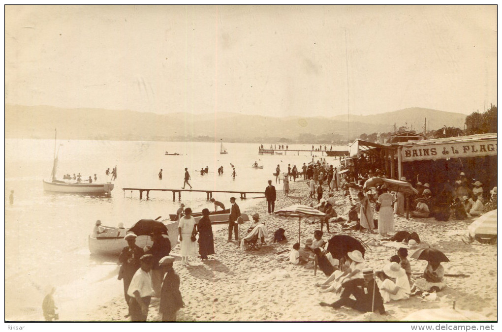 JUAN LES PINS(ALPES MARITIMES) CARTE PHOTO