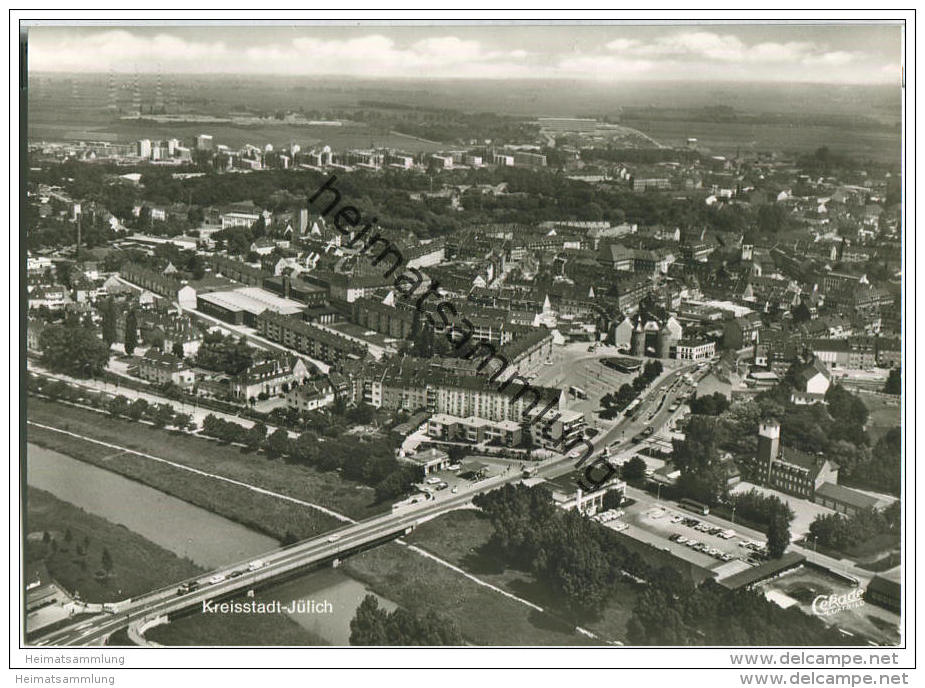 Jülich - Luftbild - Foto-AK