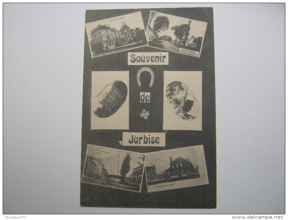 JURBISE  ,Carte  postale, 1914/18  , 2 Scans