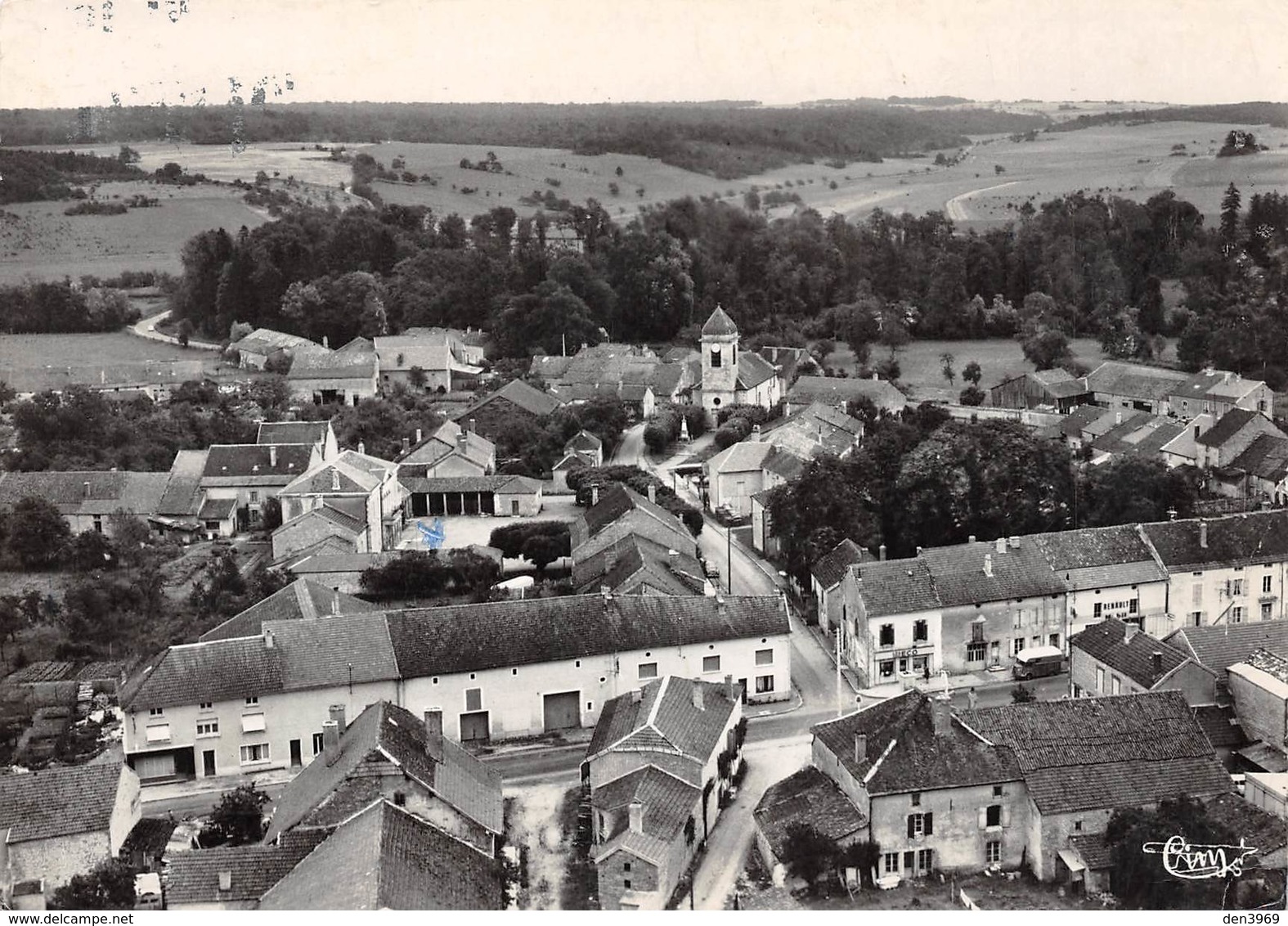 Juzennecourt - Vue aérienne